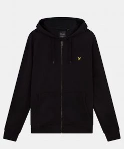 Lyle & Scott Black Zip Through Hoodie -Lyle & Scott Outlet | Sale unnamed file 1003 scaled