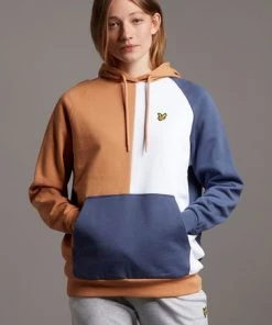 Lyle & Scott White Patchwork Hoodie -Lyle & Scott Outlet | Sale unnamed file 1009
