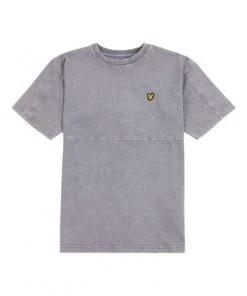 Lyle & Scott Grey Acid Wash T-Shirt -Lyle & Scott Outlet | Sale unnamed file 102