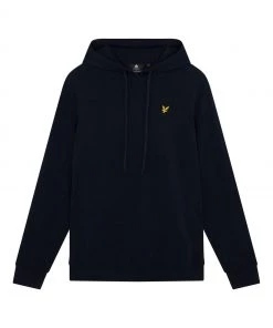 Lyle & Scott Navy Blue Knitted Hoodie