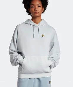 Lyle & Scott Blue Garment Dye Hoodie