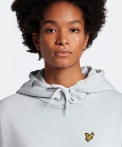 Lyle & Scott Blue Garment Dye Hoodie -Lyle & Scott Outlet | Sale unnamed file 1035 scaled