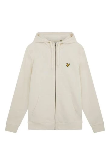 Lyle & Scott White Nylon Mix Hoodie 6 Lyle & Scott White Nylon Mix Hoodie - Image 6