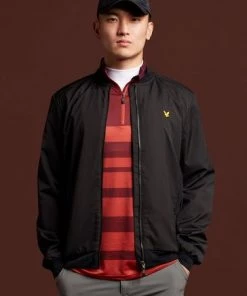 Lyle & Scott Black Golf Bomber Jacket -Lyle & Scott Outlet | Sale unnamed file 1060