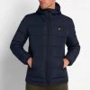 Lyle & Scott Blue Wadded Jacket
