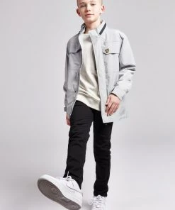 Lyle & Scott Grey Pocket Funnel Jacket