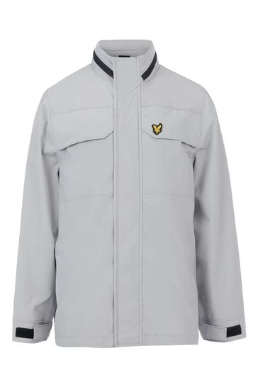 Lyle & Scott Grey Pocket Funnel Jacket 9 Lyle & Scott Grey Pocket Funnel Jacket - Image 9