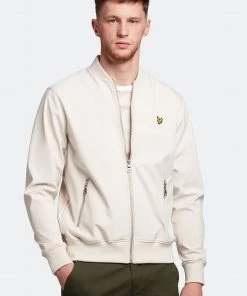 Lyle & Scott Grey Softshell Bomber Jacket