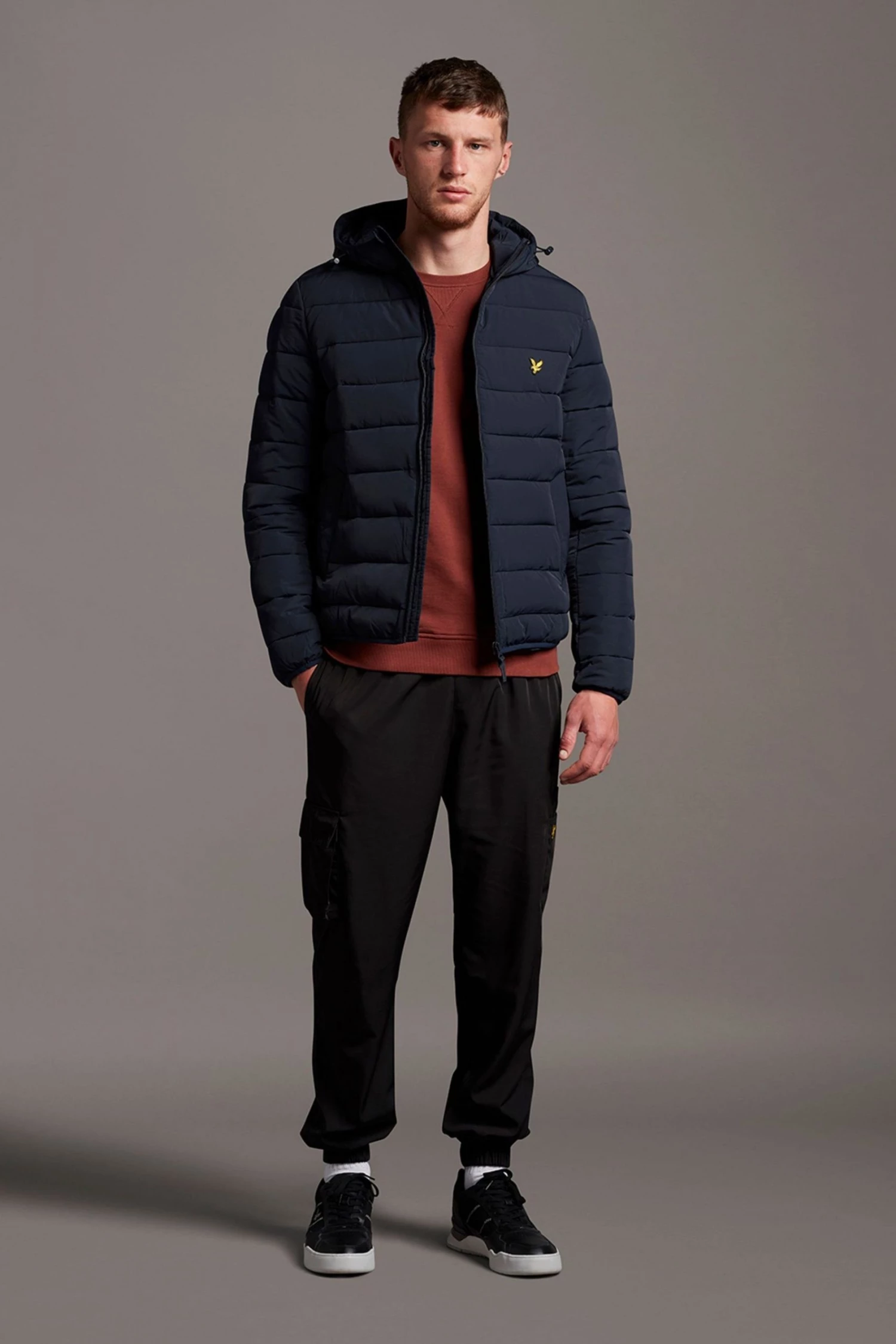 Lyle & Scott Padded Jacket Black 3 Lyle & Scott Padded Jacket Black - Image 3
