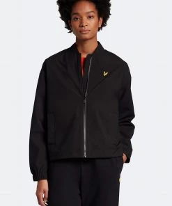 Lyle & Scott Black Bomber Jacket