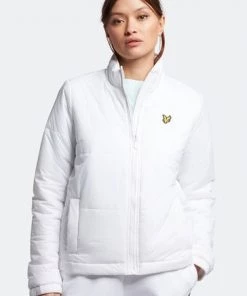 Lyle & Scott White Lightweight Puffer Jacket -Lyle & Scott Outlet | Sale unnamed file 1163