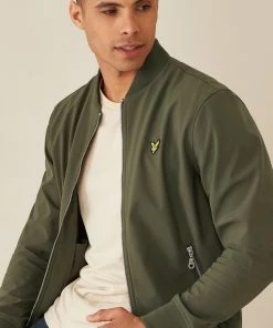Lyle & Scott Olive Green Softshell Bomber Jacket -Lyle & Scott Outlet | Sale unnamed file 1172 scaled