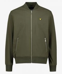 Lyle & Scott Olive Green Softshell Bomber Jacket -Lyle & Scott Outlet | Sale unnamed file 1175