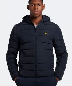 Lyle & Scott Blue Lightweight Puffer Jacket