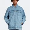 Lyle & Scott Oversized Blue Denim Jacket