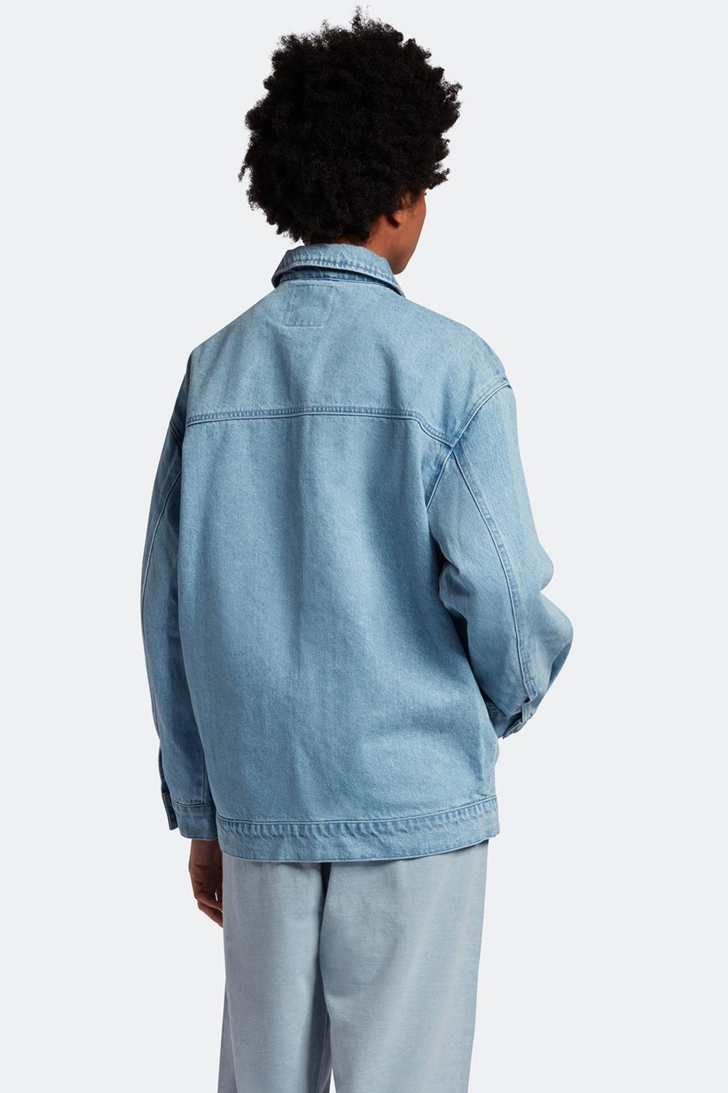 Lyle & Scott Oversized Blue Denim Jacket 2 Lyle & Scott Oversized Blue Denim Jacket - Image 2