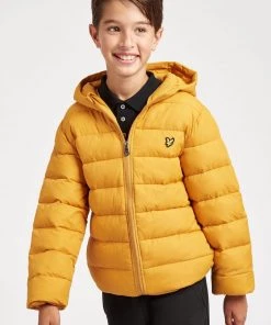 Lyle & Scott Yellow Puffer Jacket