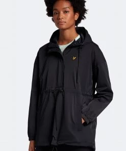 Lyle & Scott Black Overhead Anorak