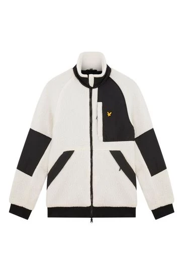 Lyle & Scott White Reversible Shearling Jacket 6 Lyle & Scott White Reversible Shearling Jacket - Image 6