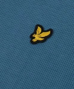 Lyle & Scott Blue Textured T-Shirt -Lyle & Scott Outlet | Sale unnamed file 123 scaled
