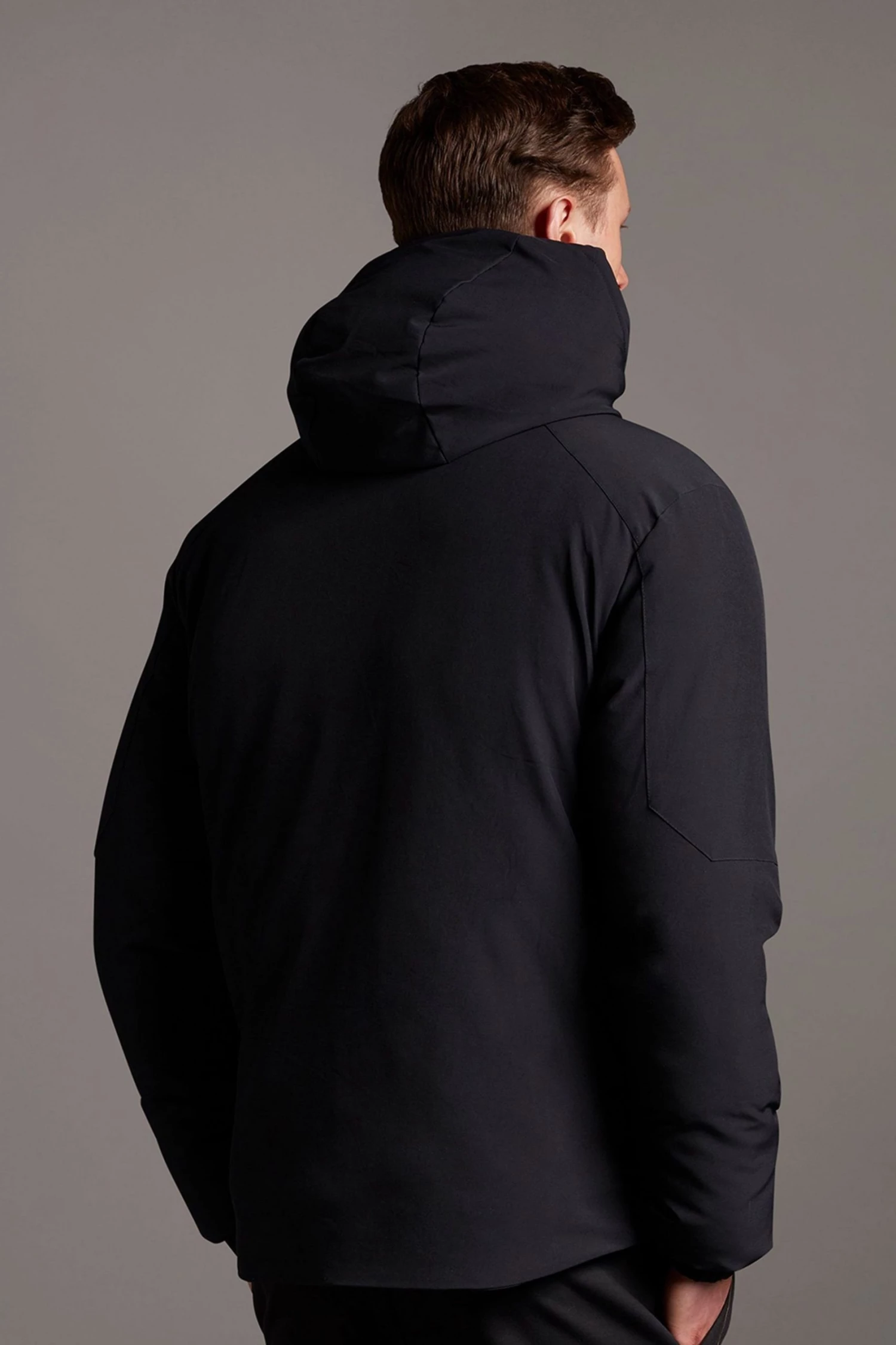 Lyle & Scott Black Cover-Up Puffer Jacket 2 Lyle & Scott Black Cover-Up Puffer Jacket - Image 2