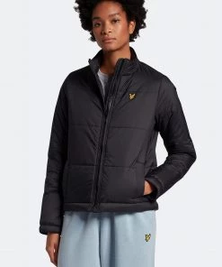 Lyle & Scott Black Lightweight Puffer Jacket