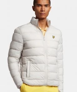 Lyle & Scott Grey Lightweight Padded Jacket