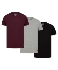 Lyle & Scott Black Lounge T-Shirts 3 Pack