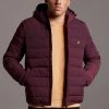 Lyle & Scott Red Lightweight Puffer Jacket
