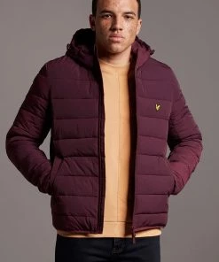 Lyle & Scott Red Lightweight Puffer Jacket