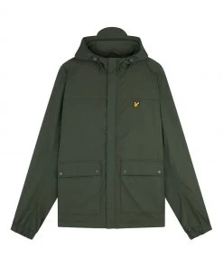 Lyle & Scott Green Hooded Pocket Jacket