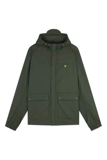 Lyle & Scott Green Hooded Pocket Jacket 2 Lyle & Scott Green Hooded Pocket Jacket - Image 2