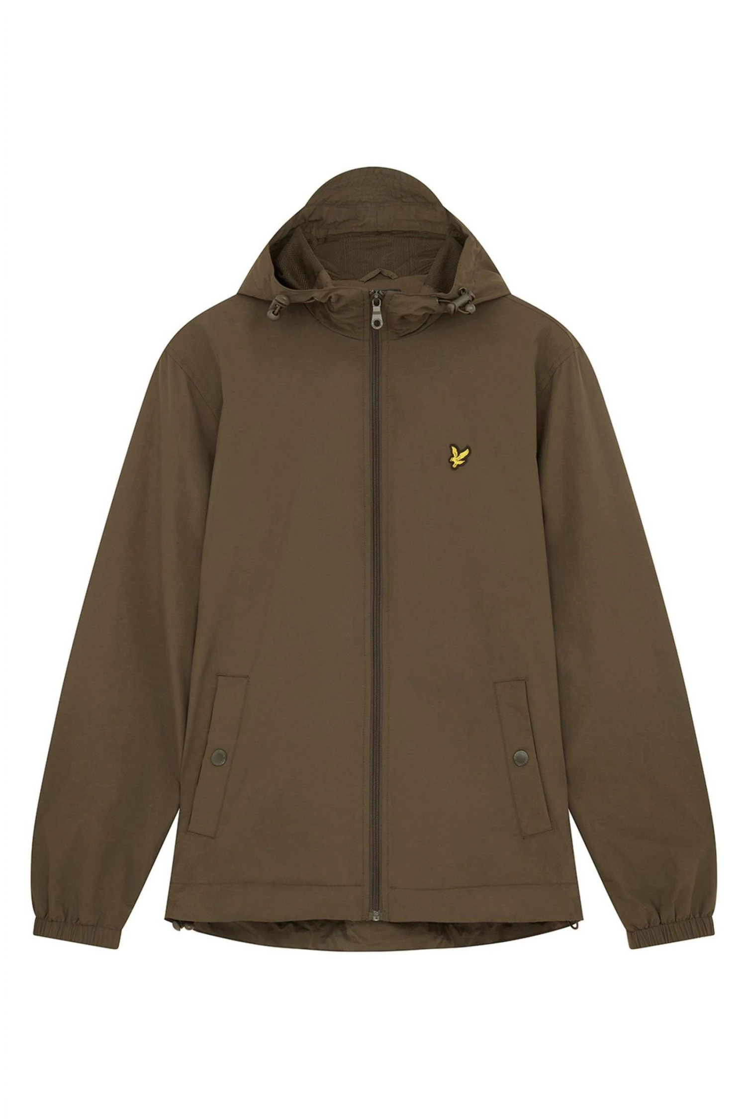 Lyle & Scott Green Zip Through Hooded Jacket 5 Lyle & Scott Green Zip Through Hooded Jacket - Image 5