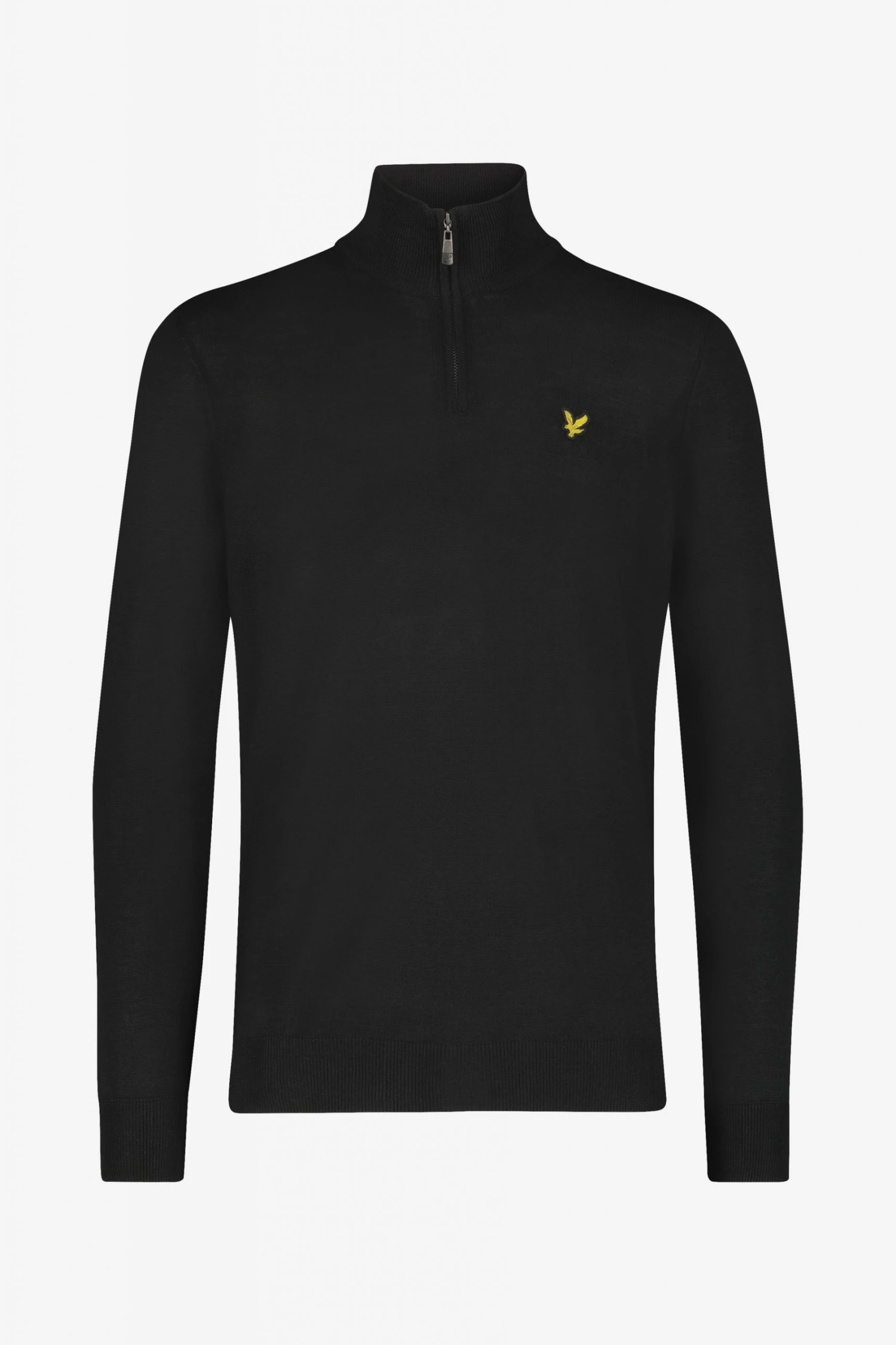 Lyle & Scott Golf Quarter Zip Pullover Jumper Black 5 Lyle & Scott Golf Quarter Zip Pullover Jumper Black - Image 5