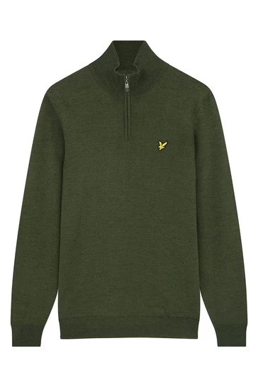 Lyle & Scott Golf Quarter Zip Pullover Jumper Black 10 Lyle & Scott Golf Quarter Zip Pullover Jumper Black - Image 10