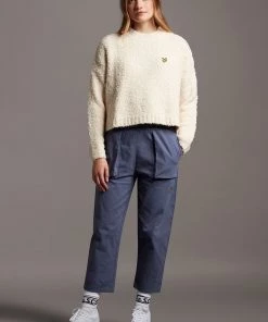 Lyle & Scott White Boucle Jumper -Lyle & Scott Outlet | Sale unnamed file 1305 scaled