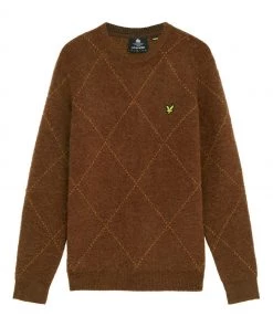 Lyle & Scott Lyle And Scott Brushed Argyle Jumper Navy -Lyle & Scott Outlet | Sale unnamed file 1319 scaled