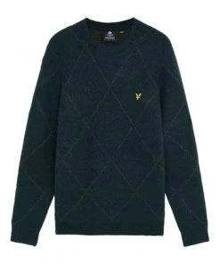 Lyle & Scott Lyle And Scott Brushed Argyle Jumper Navy -Lyle & Scott Outlet | Sale unnamed file 1321