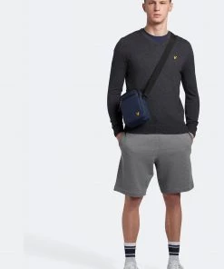 Lyle & Scott Cotton Merino V-Neck Jumper Grey -Lyle & Scott Outlet | Sale unnamed file 1325 scaled