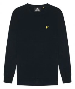 Lyle & Scott Crew-Neck Cotton Merino Jumper Emerald Green -Lyle & Scott Outlet | Sale unnamed file 1338 scaled