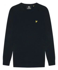 Lyle & Scott Crew-Neck Cotton Merino Jumper Emerald Green -Lyle & Scott Outlet | Sale unnamed file 1339