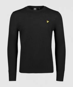 Lyle & Scott Crew-Neck Cotton Merino Jumper Emerald Green -Lyle & Scott Outlet | Sale unnamed file 1340