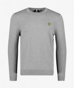 Lyle & Scott Crew-Neck Cotton Merino Jumper Emerald Green -Lyle & Scott Outlet | Sale unnamed file 1341