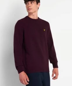 Lyle & Scott Burgundy Jumper 9 Lyle & Scott Burgundy Jumper -Lyle & Scott Outlet | Sale unnamed file 1358
