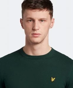Lyle & Scott Green Cotton Merino Crew Jumper 9 Lyle & Scott Green Cotton Merino Crew Jumper -Lyle & Scott Outlet | Sale unnamed file 1362 scaled