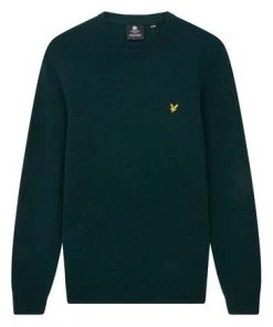Lyle & Scott Green Cotton Merino Crew Jumper 11 Lyle & Scott Green Cotton Merino Crew Jumper -Lyle & Scott Outlet | Sale unnamed file 1364