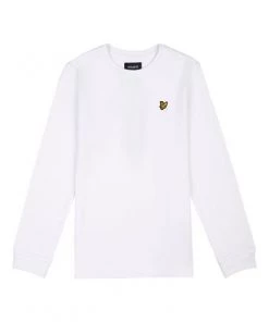 Lyle & Scott White Classic L/S T-Shirt -Lyle & Scott Outlet | Sale unnamed file 138