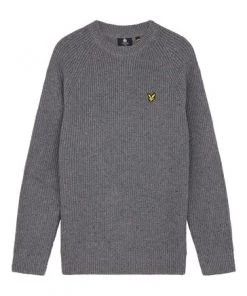 Lyle & Scott Flecked Fisherman Rib Jumper Navy 5 Lyle & Scott Flecked Fisherman Rib Jumper Navy -Lyle & Scott Outlet | Sale unnamed file 1408