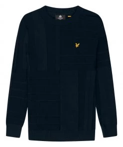 Lyle & Scott Glitch Pattern Crew Neck Jumper -Lyle & Scott Outlet | Sale unnamed file 1413 scaled