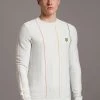 Lyle & Scott Vertical Stripe Crew Neck Jumper